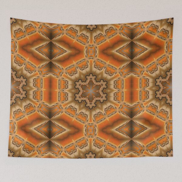 Item preview, glowing molten gold and orange abstract design designed and sold by mister-john.