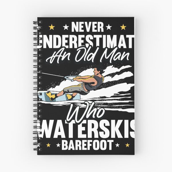 Item preview, Never Underestimate an Old man who Waterski Barefoot  designed and sold by Rzelemenz.