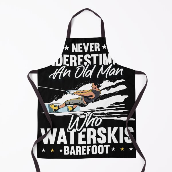 Item preview, Never Underestimate an Old man who Waterski Barefoot  designed and sold by Rzelemenz.