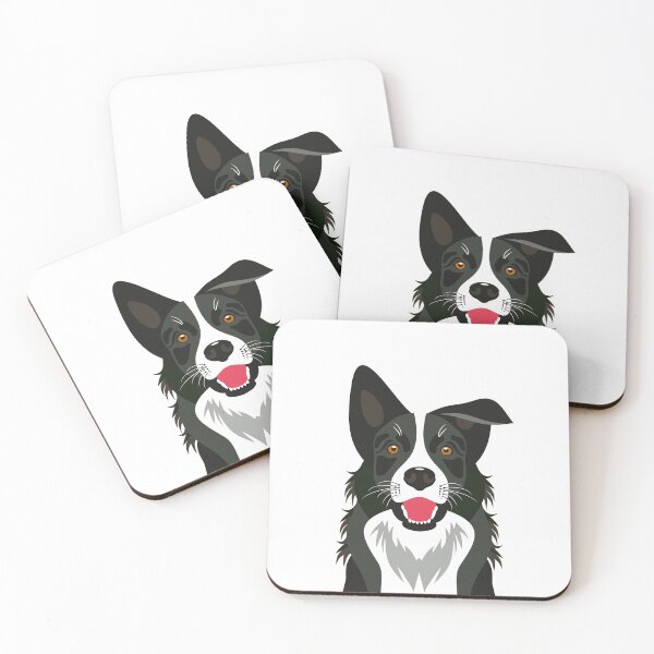 Item preview, Border Collie Dog Breed Illustration. designed and sold by DDoodleDesigns.