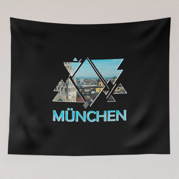 Item preview, Munich Germany Marienplatz Skyline Bavaria designed and sold by BullDesignsShop.
