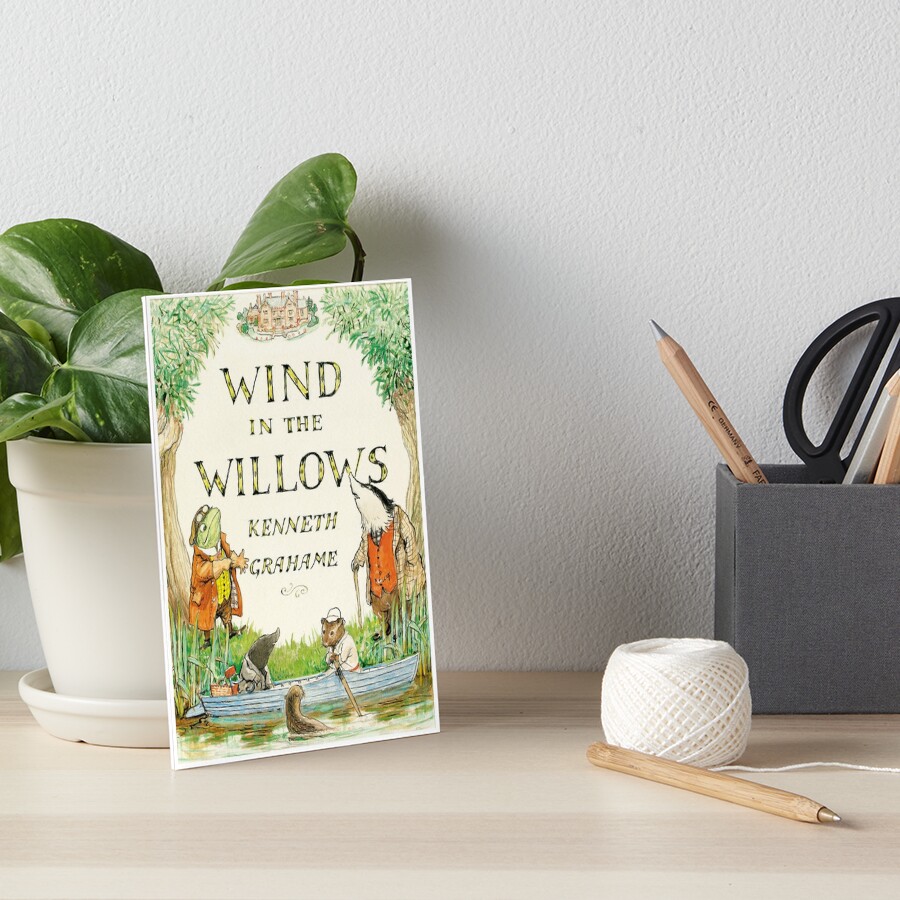 "Wind in The Willows Book Cover" Poster for Sale by booksnbobs | Redbubble