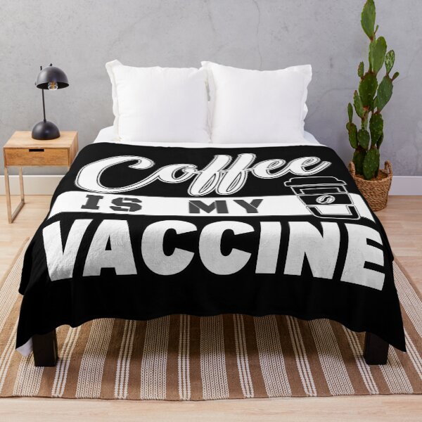 Item preview, Coffee Is My Vaccine designed and sold by MeroniGDesign.