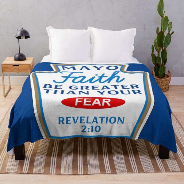 Item preview, Mayo Faith Be Greater Than Your Fear, Christian Humor designed and sold by RLYGR8.