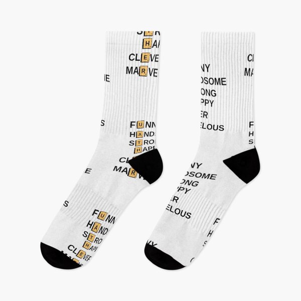 Item preview,  Father, Funny, Happy, Strong, Handsome, Clever, Marvelous  Gift Husband Dad Grandpa designed and sold by RanirO.