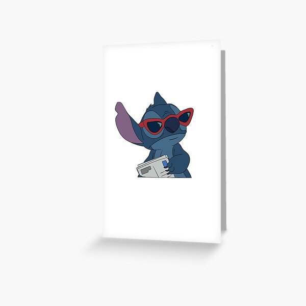 sunglasses stitch  Sticker for Sale by Quinnsifrit