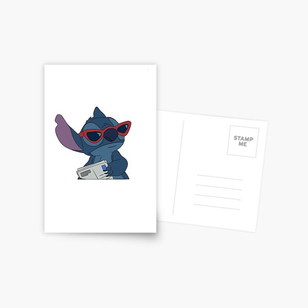 sunglasses stitch  Sticker for Sale by Quinnsifrit