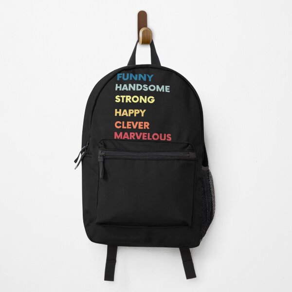 Item preview, Father, Funny, Happy, Strong, Handsome, Clever, Marvelous Gift Husband Dad Grandpa designed and sold by RanirO.