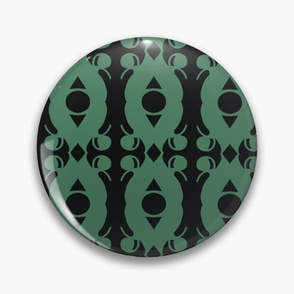 Item preview, Infinite Reflection Black Green Pattern designed and sold by Sector18.