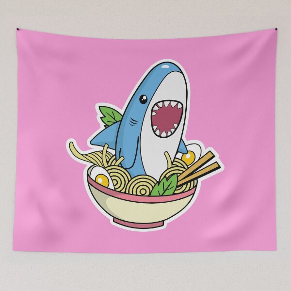 Item preview, Shark Ramen Attack designed and sold by keeleypost.