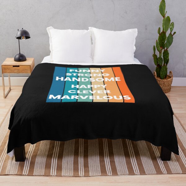 Artikelvorschau,  Vater, lustig, glücklich, stark, gutaussehend, klug, wunderbar, Geschenk Ehemann Papa Opa entworfen und verkauft von RanirO.