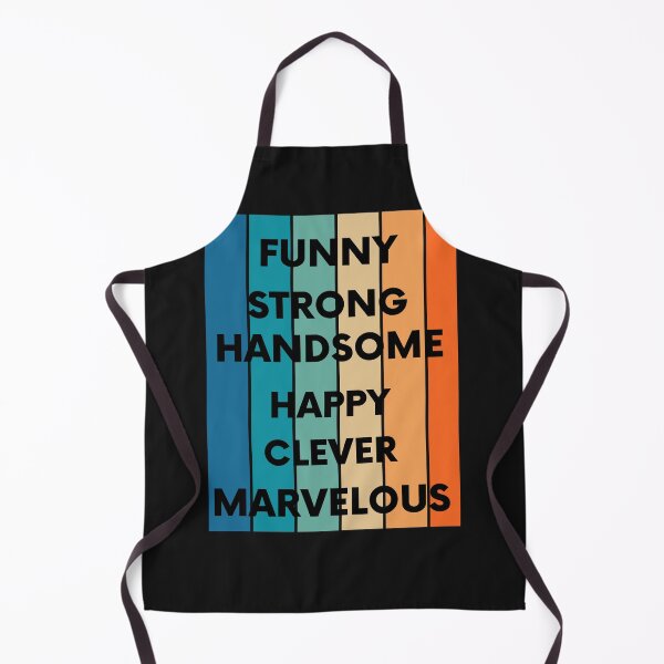 Item preview,  Father, Funny, Happy, Strong, Handsome, Clever, Marvelous  Gift Husband Dad Grandpa designed and sold by RanirO.