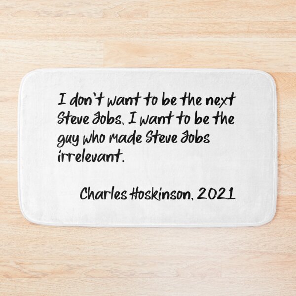 Item preview, I don't want to be the next Steve Jobs. (Black) designed and sold by breathingada.