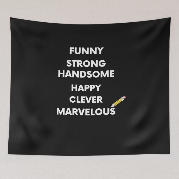 Item preview,   Father, Funny, Happy, Strong, Handsome, Clever, Marvelous  Gift Husband Dad Grandpa designed and sold by RanirO.