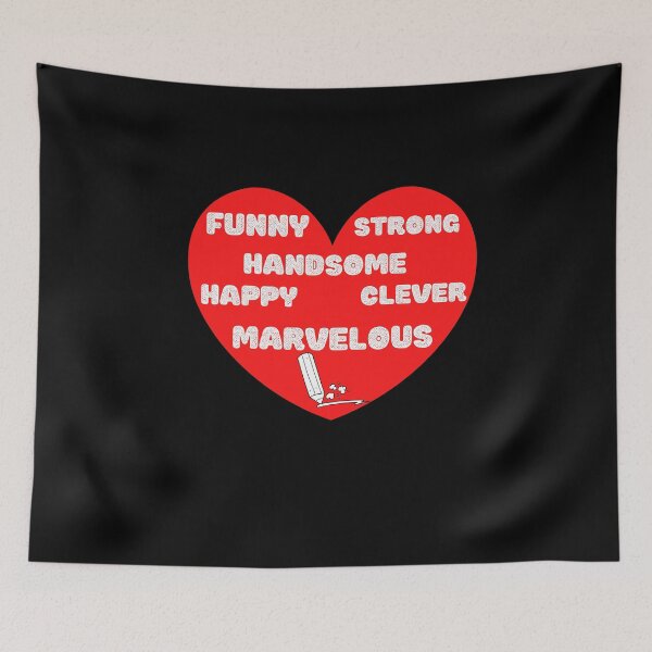 Item preview,   Father, Funny, Happy, Strong, Handsome, Clever, Marvelous  Gift Husband Dad Grandpa designed and sold by RanirO.
