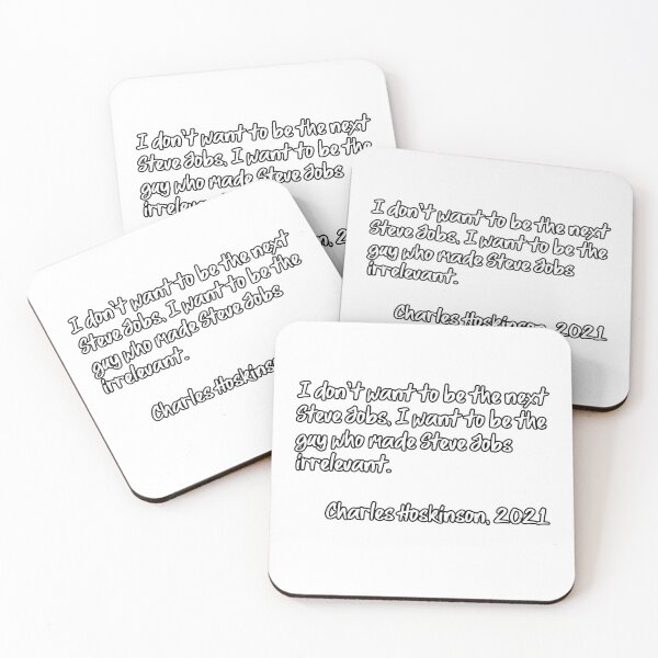 Item preview, I don't want to be the next Steve Jobs. (White) designed and sold by breathingada.