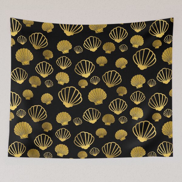 Item preview, Golden Clam Pattern designed and sold by palaco210.