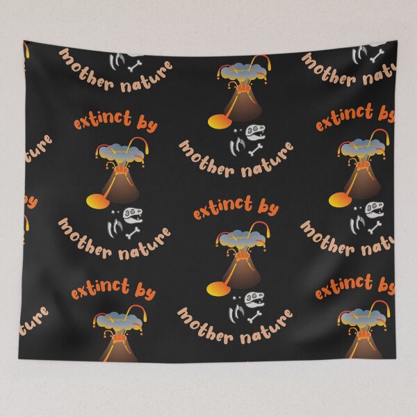 Item preview, Dinosaur And Volcano designed and sold by SportyDogShop.