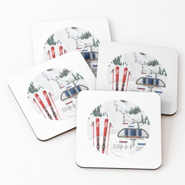 Item preview, Ski mountain sticker designed and sold by liv morneau.