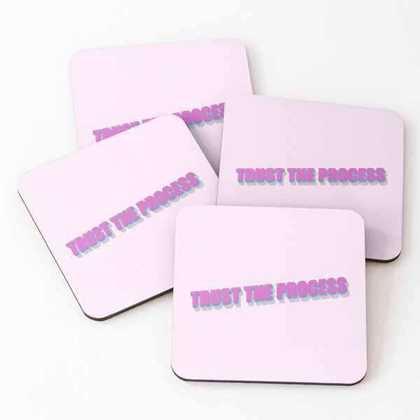 Item preview, Trust The Process - Saying about keeping in there PINK designed and sold by Bennymp.