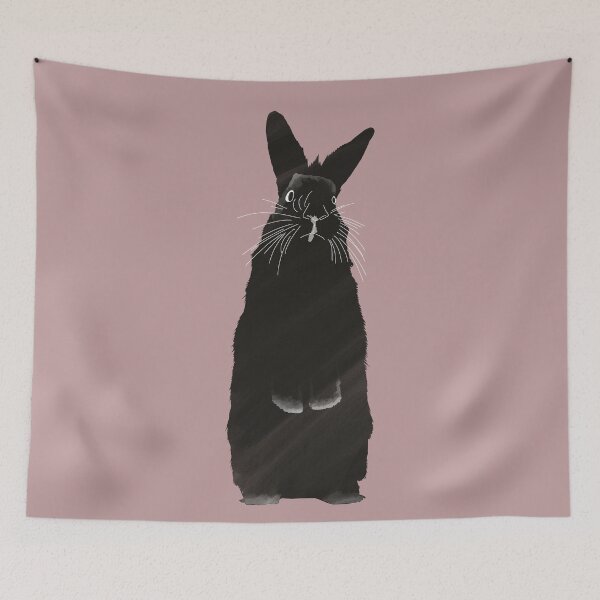Item preview, Standing Black Rabbit designed and sold by Arkneer.