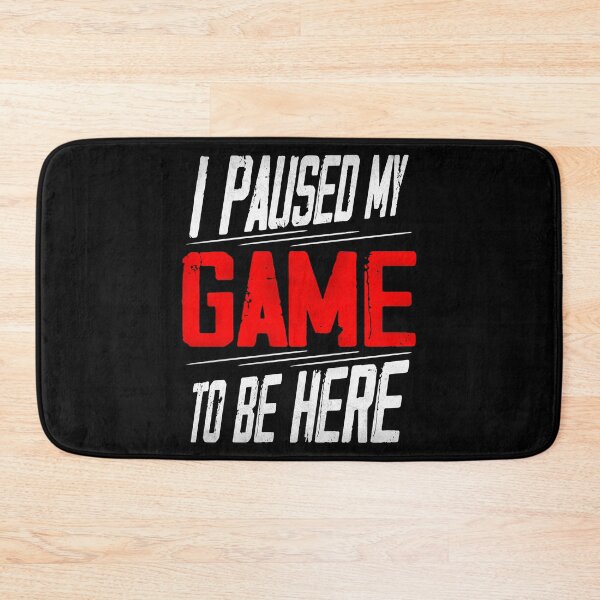 Item preview, i paused my game to be here - Vintage Gamer Spruch designed and sold by Raeolus.