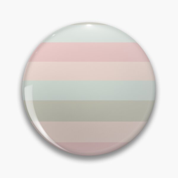 Item preview, Pastel Shabby Chic Beige Peach Teal Horizontal Stripe Pattern designed and sold by AmethystShop.