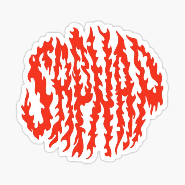 Sapnap Flame Name Sticker
