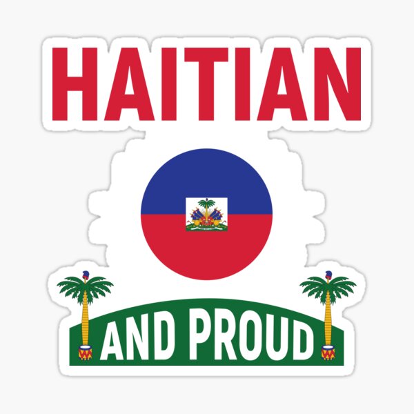 Haiti flag torn style Sticker by Idem97