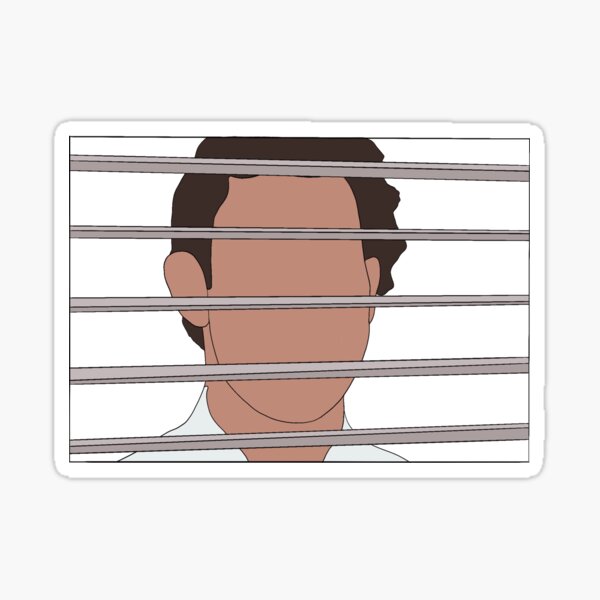 The Office - Jim Halpert Meme Sticker