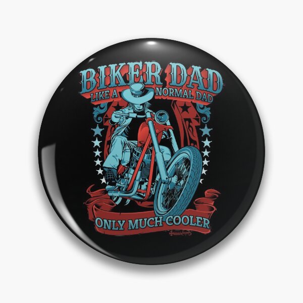 Item preview, Biker DAD, like a normal Dad only much cooler, coolest dad, Biker designed and sold by Lekrock.