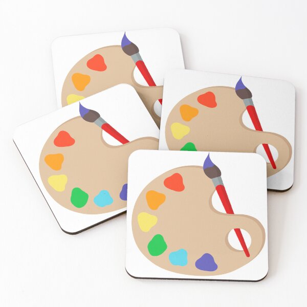 Item preview, Paint palette and brush designed and sold by LucyWDesign123.