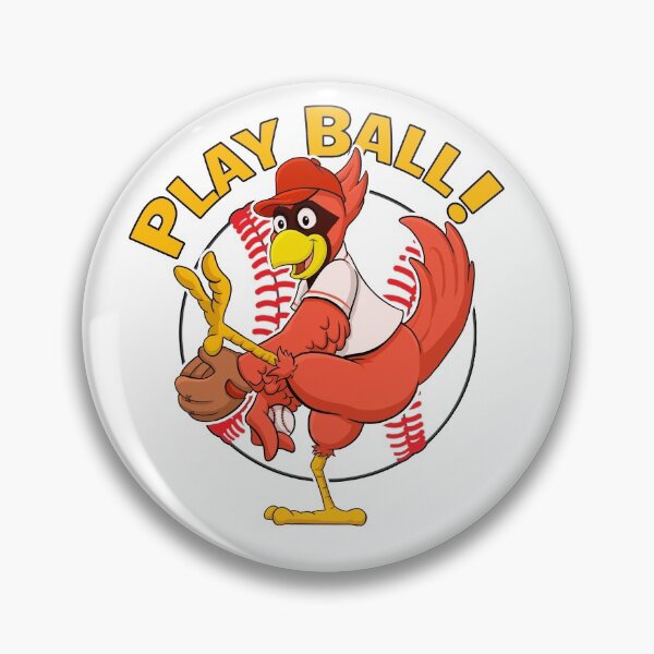 Item preview, Cardinals Baseball Mascot Fredbird designed and sold by Clubhouse19.