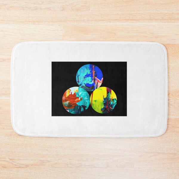 Item preview, Colourful digital art on black background designed and sold by lalitkumar18.