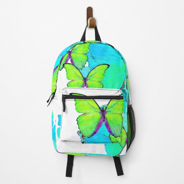 Item preview, ABSTRACT AQUA-GREEN MONARCH STYLE BUTTERFLY PATTERNS designed and sold by sharlesart.