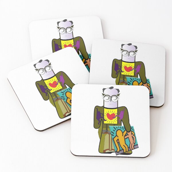 Item preview, Owl as an Artist (Keith H. 1958-1990 American, Pop Art, Neo-Expressionism, Street Art,) Enigmatic? Art, Decorative, Kind, Digital, designed and sold by Paszkan.