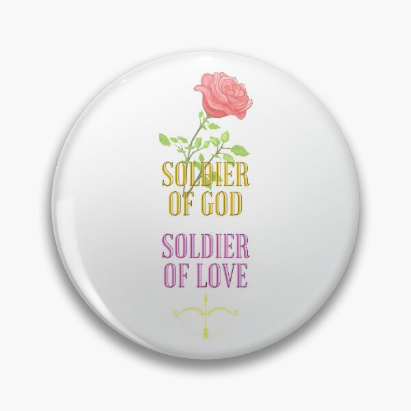 Item preview, Soldado de Dios Soldado del amor designed and sold by Wayshowers Shop.