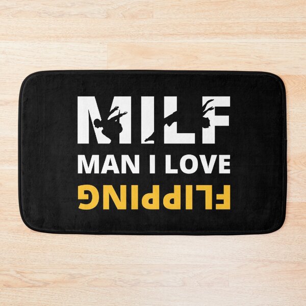 Aperçu de l'œuvre Homme MILF j'adore retourner | Backflip | Kickflip | Trampoline | Gymnaste créée et vendue par itsokaybyme.