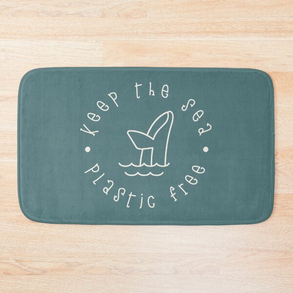 Item preview, keep the sea plastic free - whale scene designed and sold by foreco design.