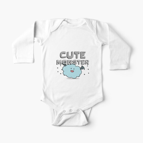 Cute Monster Long Sleeve Baby One-Piece