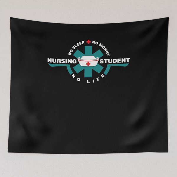 Item preview, Nursing Student - No Sleep No Money No Life  designed and sold by shirtbubble.
