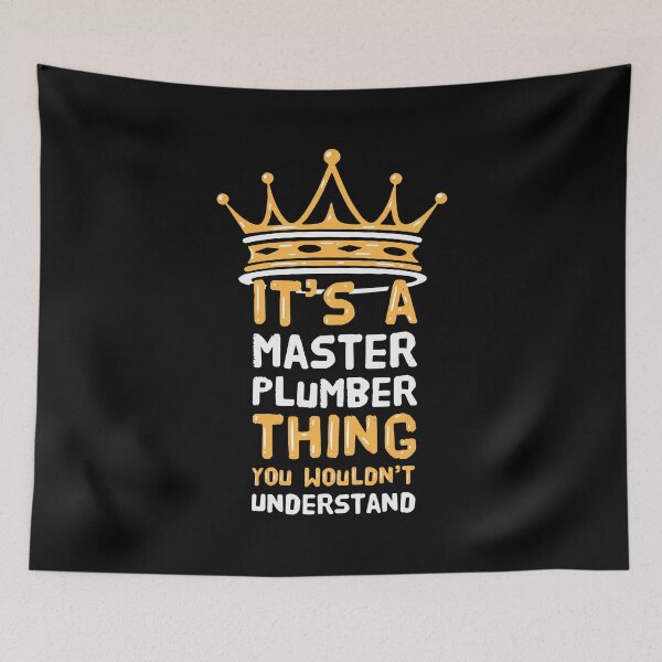 Item preview, Master Plumber designed and sold by shirtbubble.