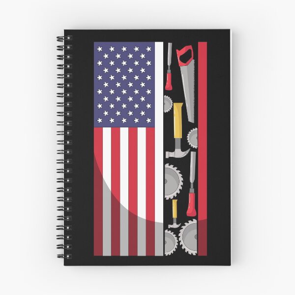 Item preview, American Flag & Woodworking Tools designed and sold by shirtbubble.