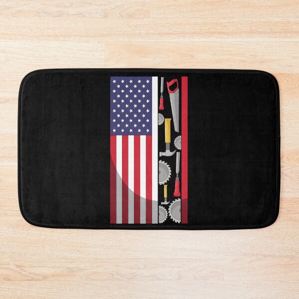 Item preview, American Flag & Woodworking Tools designed and sold by shirtbubble.
