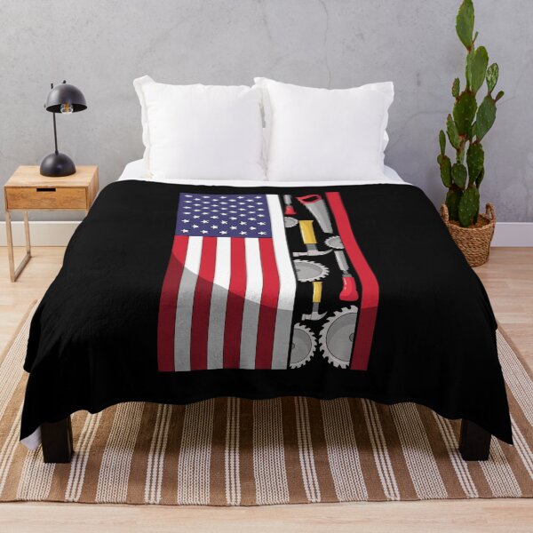 Item preview, American Flag & Woodworking Tools designed and sold by shirtbubble.