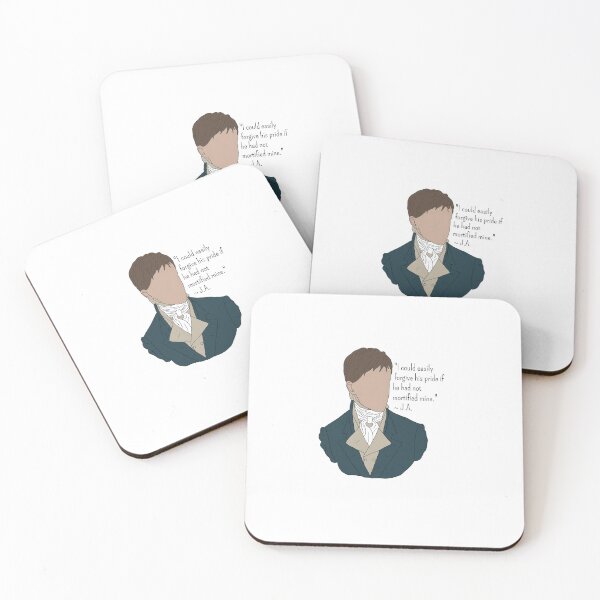 Item preview, Mr. Darcy Pride and prejudice quote - forgive his pride designed and sold by Luluprojects.
