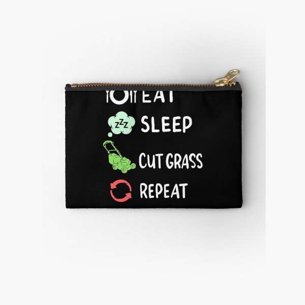 Item preview, Eat Sleep Cut Grass Repeat - Funny Lawn Care designed and sold by shirtbubble.