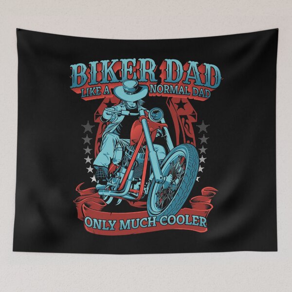 Item preview, Biker DAD, like a normal Dad only much cooler, coolest dad, biker designed and sold by Lekrock.