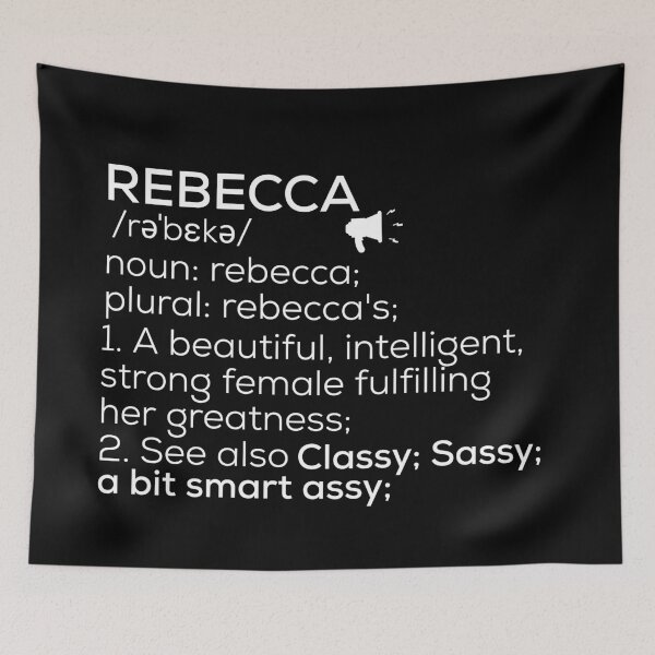 Item preview, Rebecca Name Definition designed and sold by Teelogic.