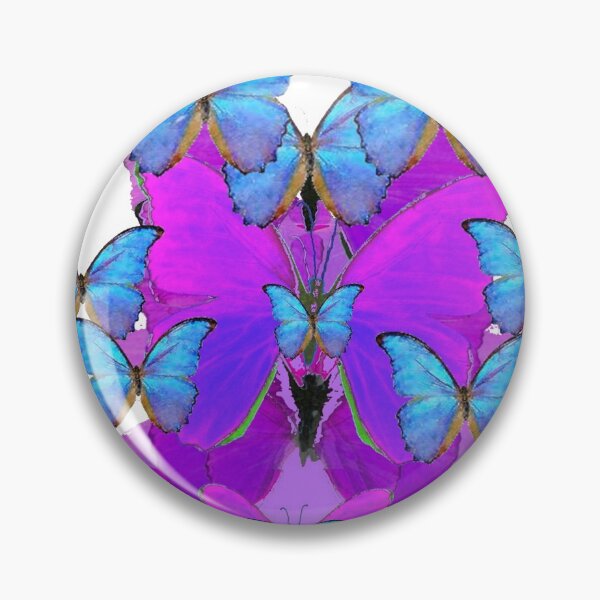 Item preview, ABSTRACT BLUE-PURPLE MONARCH STYLE BUTTERFLY PATTERNS designed and sold by sharlesart.